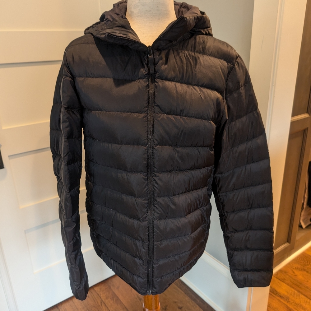 Black Ultralight Down Jacket size S